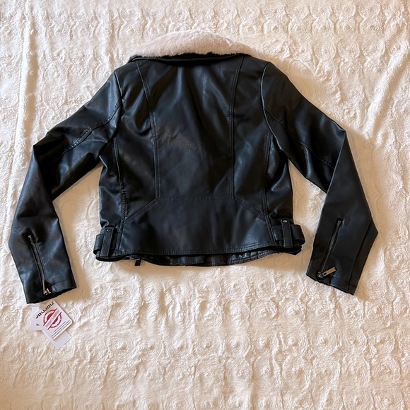 NWT JouJou Vegan Leather Jacket - Picture 4 of 5